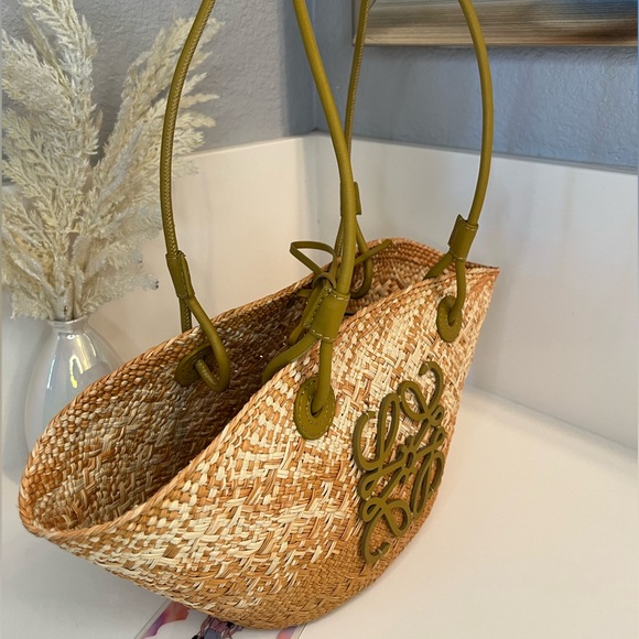 🎀 LOEWE ANAGRAM BASKET BAG SMALL FIXED price - Picture 7 of 14